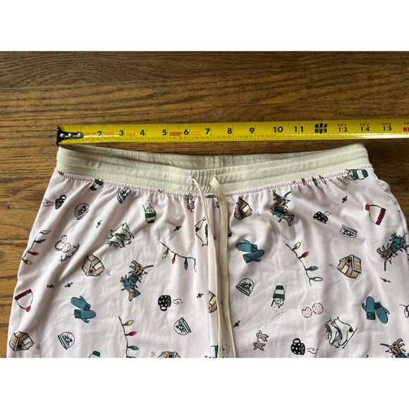 Kate Spade New York Pink Christmas Top and Pants Pajama Set  Women's Size Medium - Picture 13 of 16